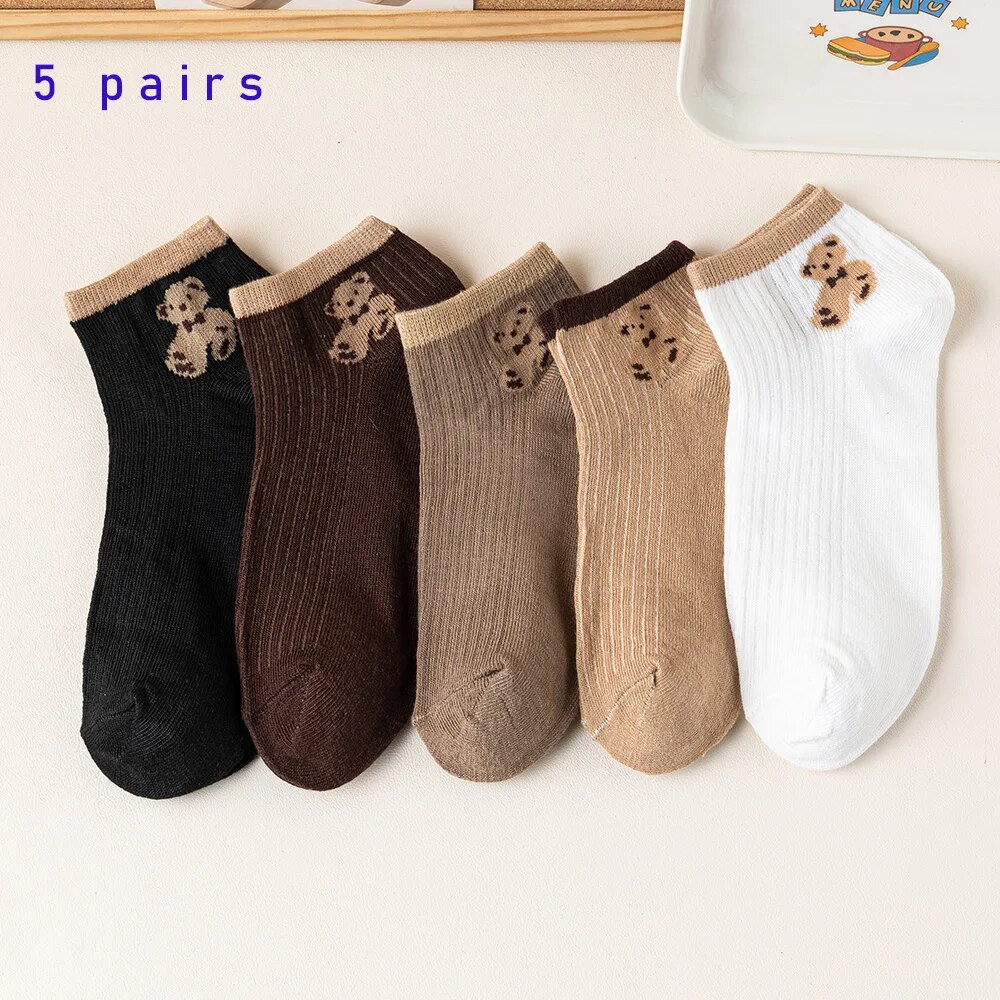 Pipe Bending Spring - 5 Pairs of Cute Teddy Bear