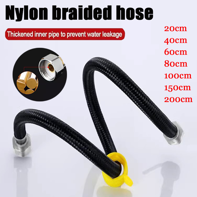 Flexible Hose Braided - 20/40/60/80/100/150/200CM Nylon Braided Shower Head Hose