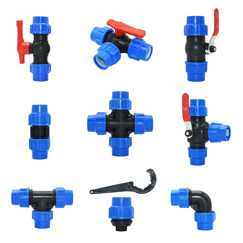 Float Ball Valve - 20/25/32/40/50/63mm PVC PE Tube Tap Tee