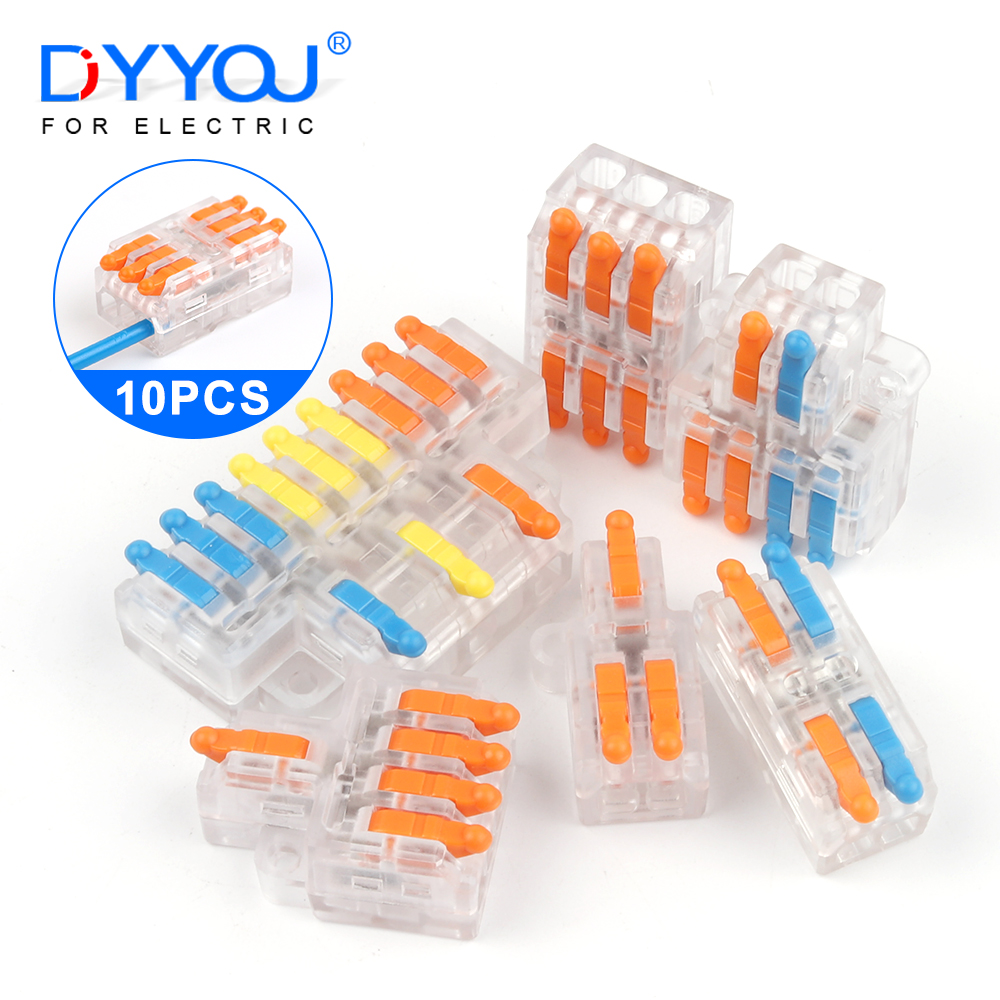 Push Fit Connector - 10PCS Quick Push-in Wire Connector 2/3