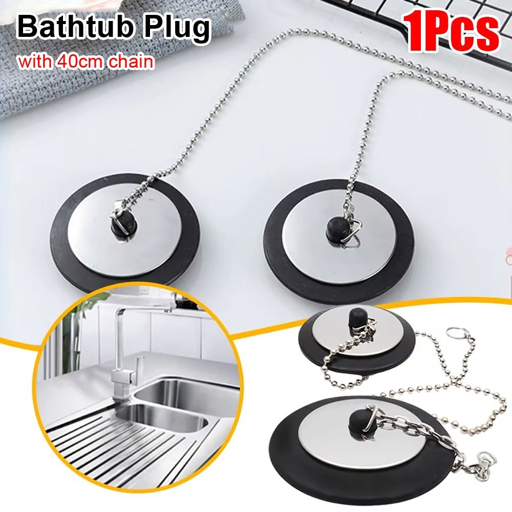 1Pcs Durable Rubber Tub Stoppe - Drain Pipe Clip 评论和价格
