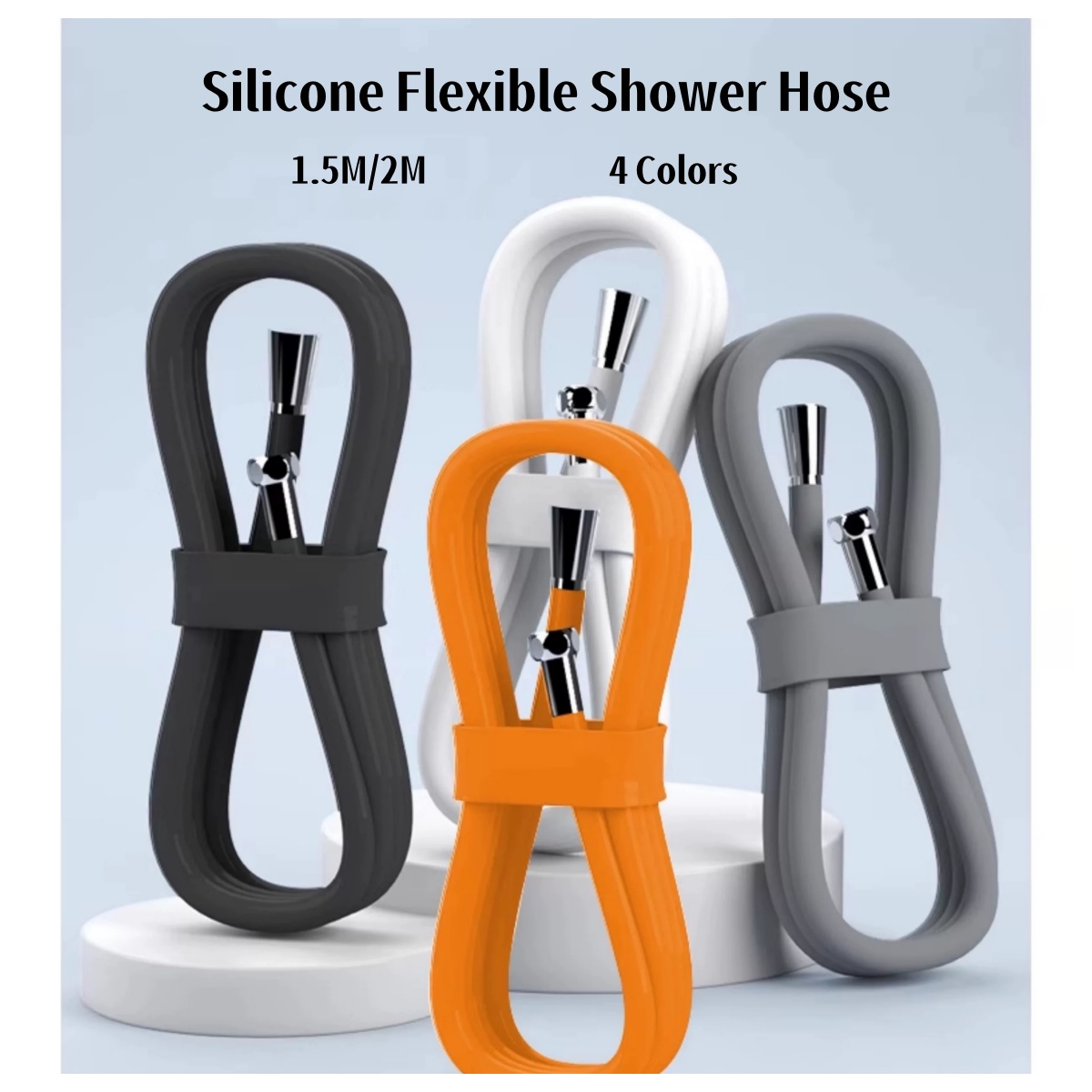 Silicone Flexible Shower Hose  - Silicone Tap Washer 评论和价格