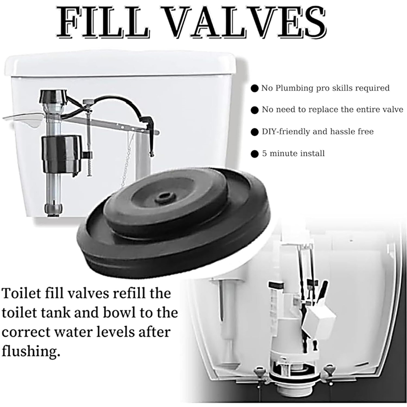 AT19-6Pcs Toilet Tank Fill Val - Toilet Fill Valve 评论和价格