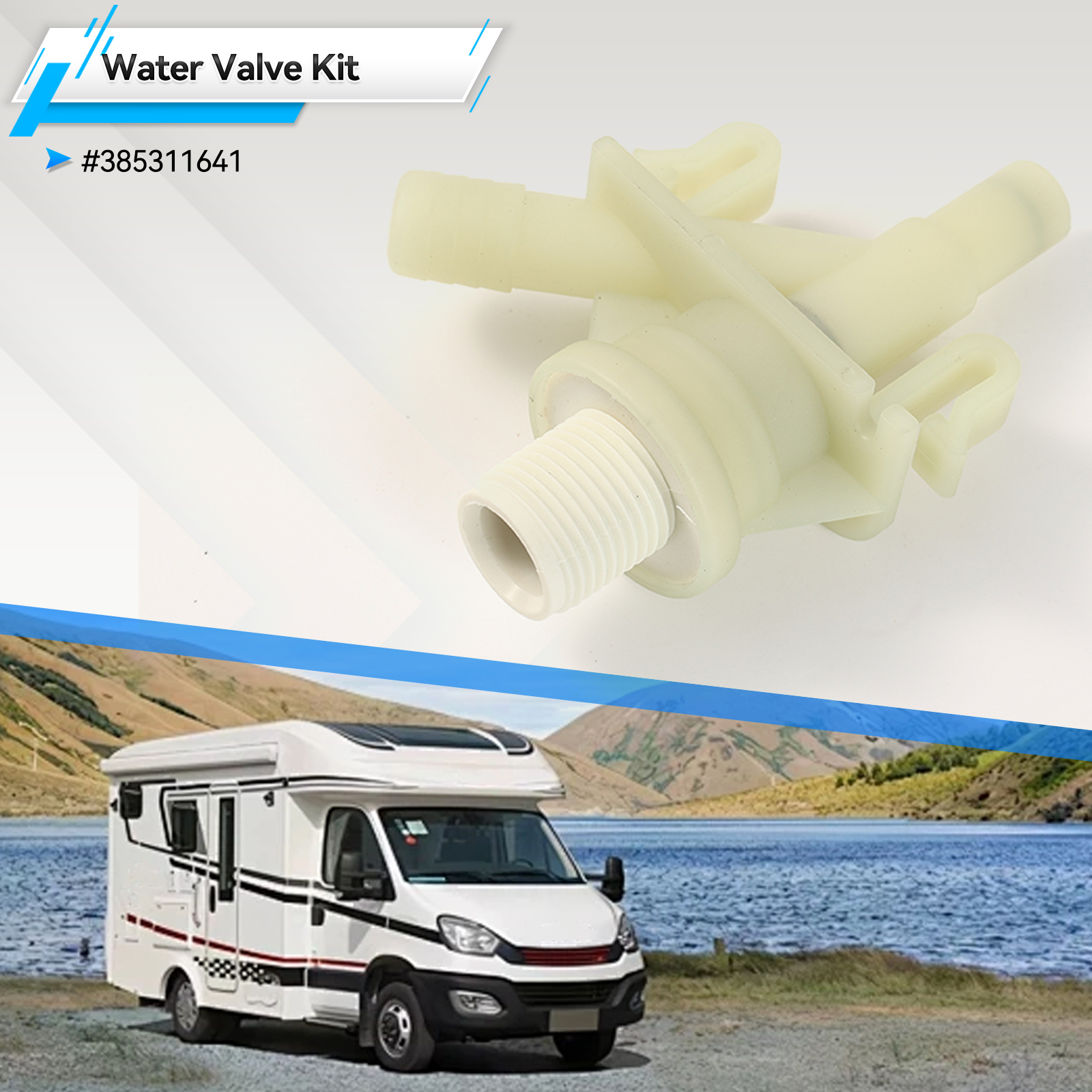 Plastic RV Camper Water Valve  - Toilet Fill Valve 评论和价格