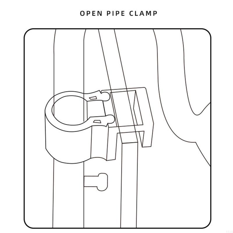 Y51B Airline Tube Holders Clam - Plastic Pipe Clip 评论和价格