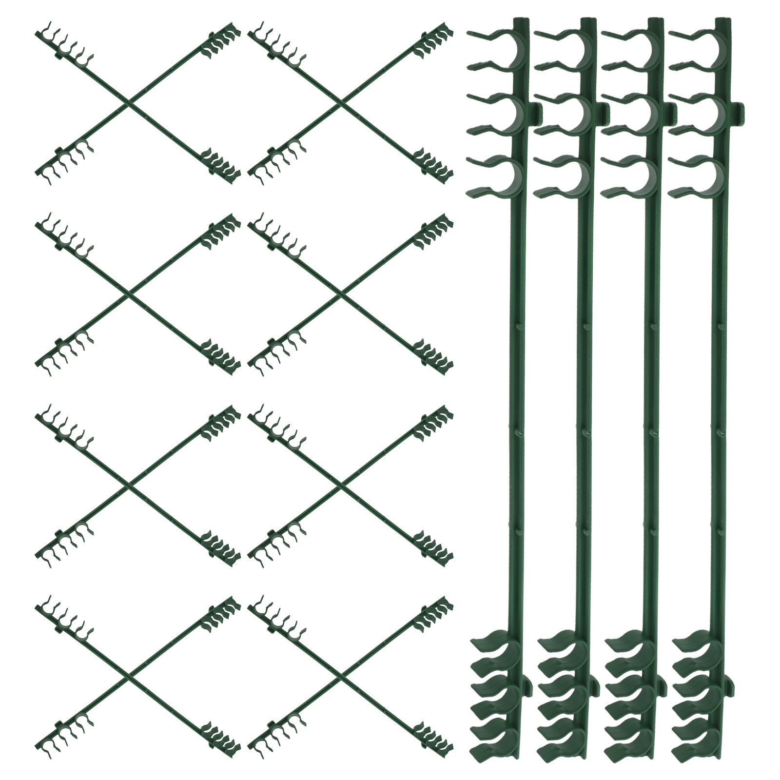 20Pcs Garden Buildings Tube Cl - Plastic Pipe Clip 评论和价格