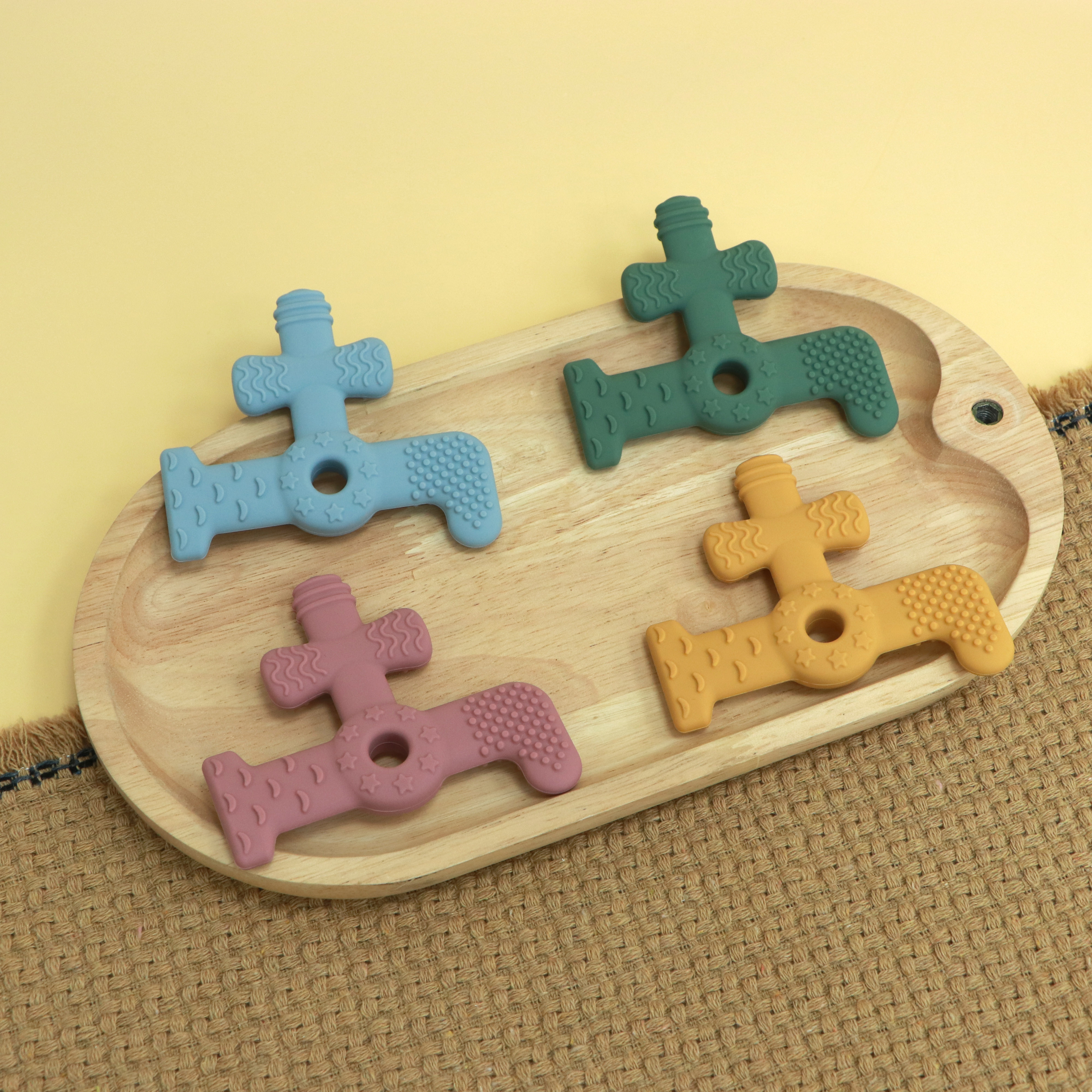 Faucet Shape Silicone Teether  - Silicone Tap Washer 评论和价格