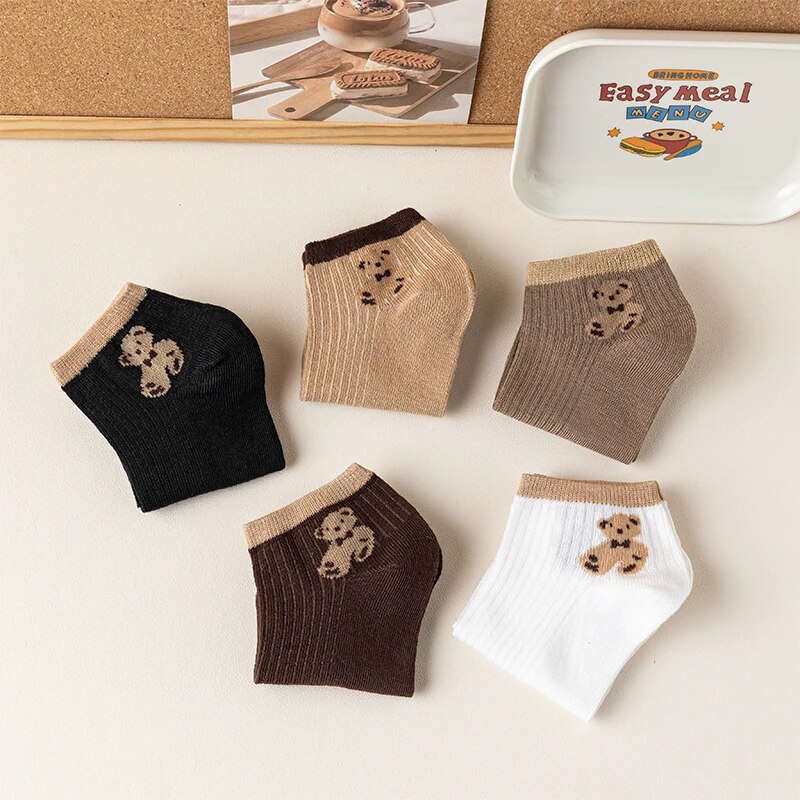 5 Pairs of Cute Teddy Bear WOM - Pipe Bending Spring 评论和价格