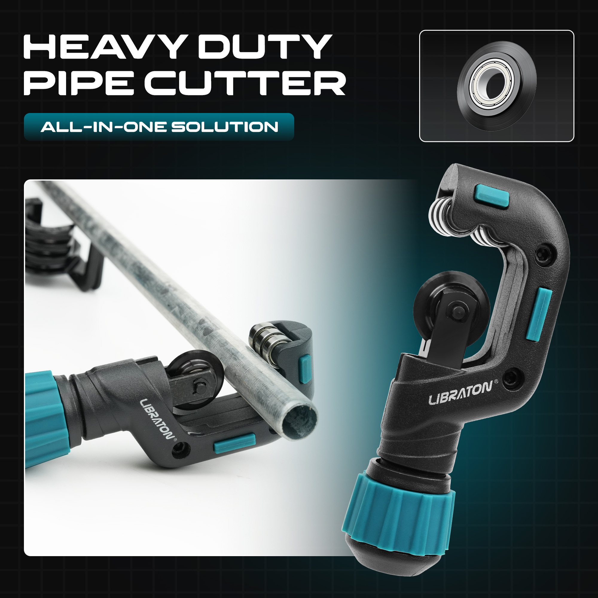 LIBRATON Pipe Cutter With Blad - Pipe Cutter Ratchet 评论和价格