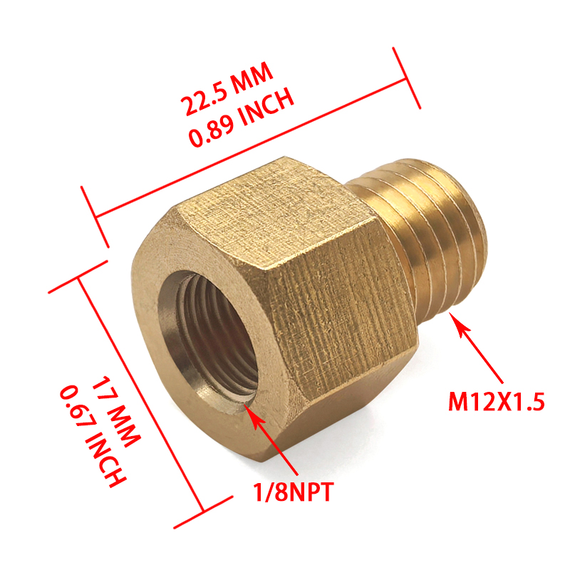 High Pressure Brass Adapter M1 - Compression Fitting Brass 评论和价格