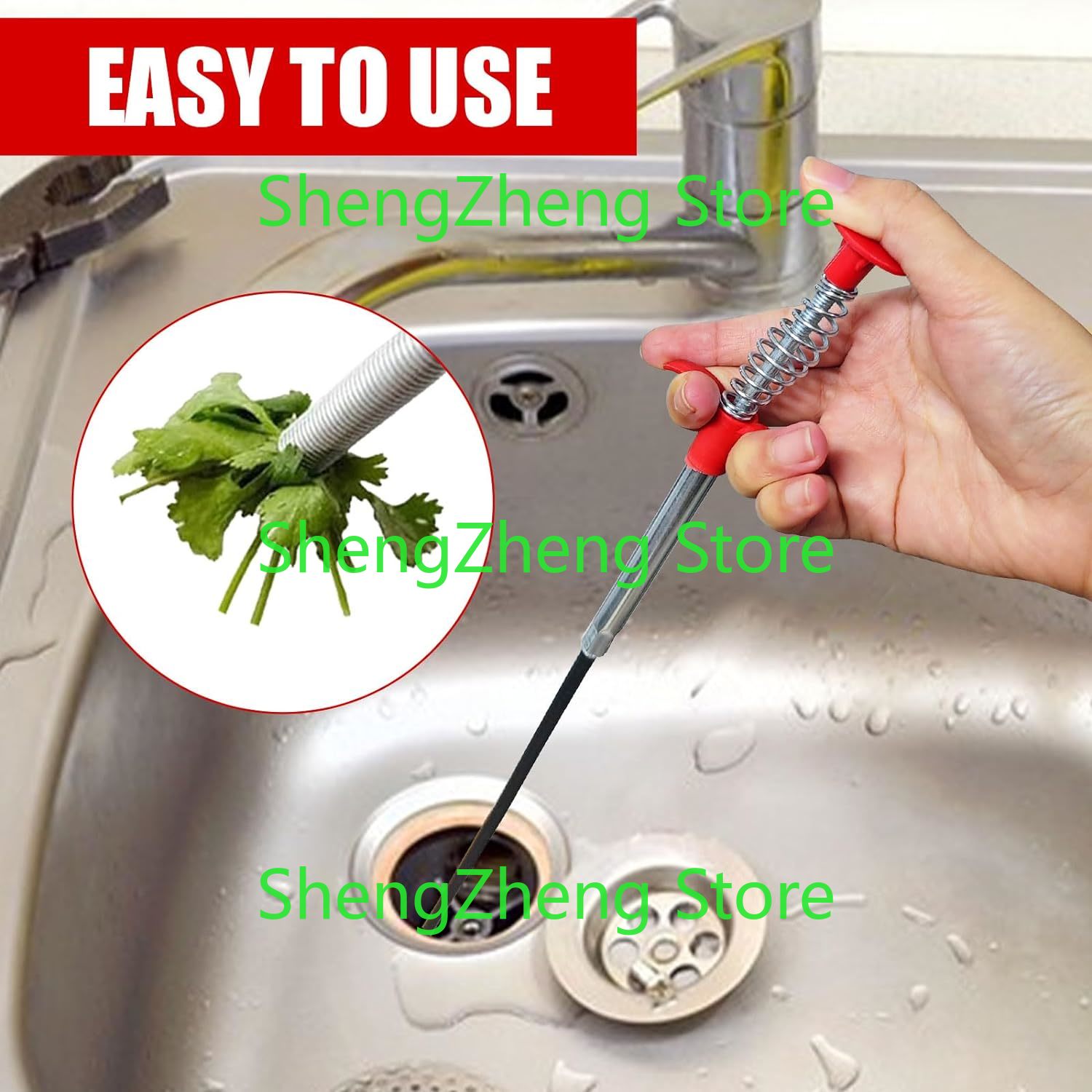 1Pcs Drain Snake Hair Drain Cl - Drain Snake Flexible 评论和价格