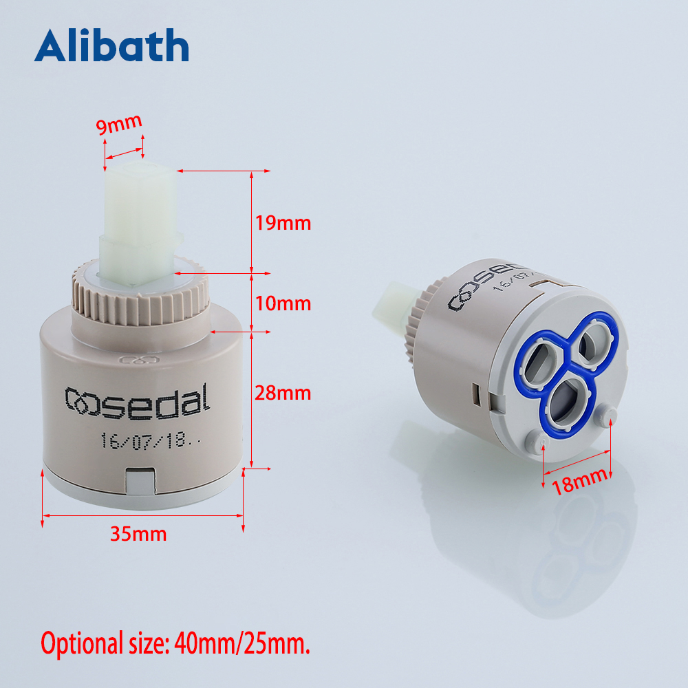 25mm / 35mm / 40mm Ceramic Car - Basin Mixer Cartridge 评论和价格