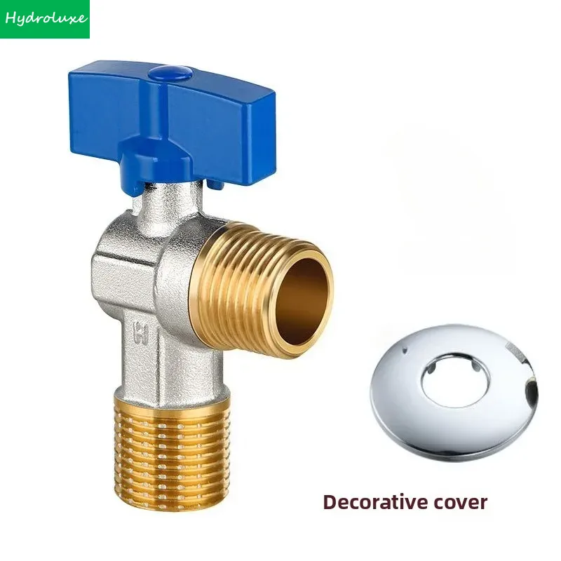 Brass Titanium G1/2 Toilet Flu - Toilet Fill Valve 评论和价格