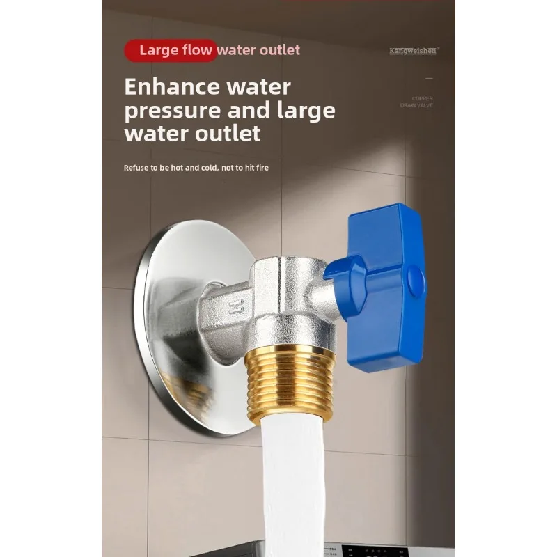Brass Titanium G1/2 Toilet Flu - Toilet Fill Valve 评论和价格