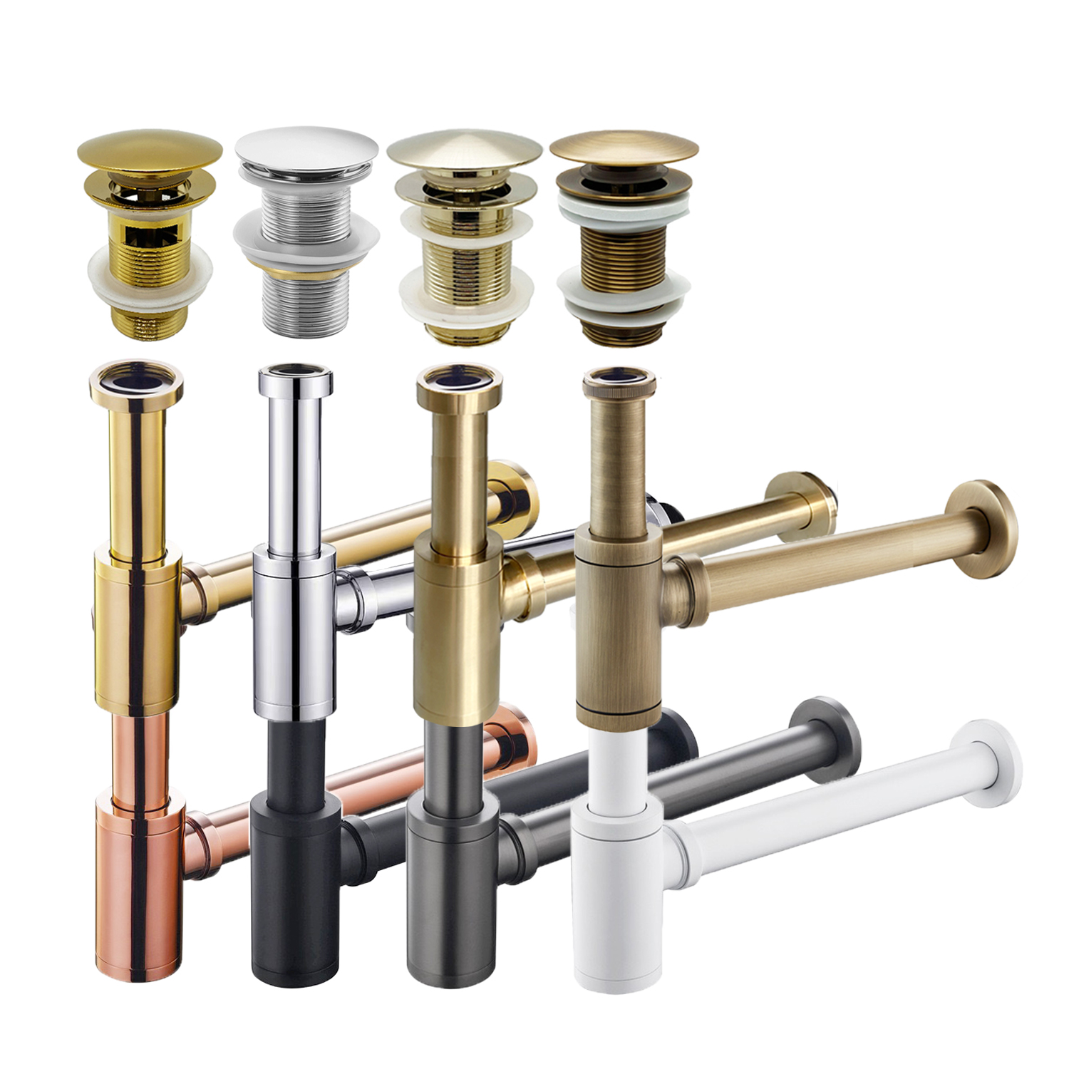 Bathroom Sink Bottle Trap Wash - Drain Pipe Clip 评论和价格