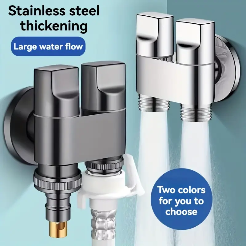Stainless steel double outlet  - Toilet Fill Valve 评论和价格