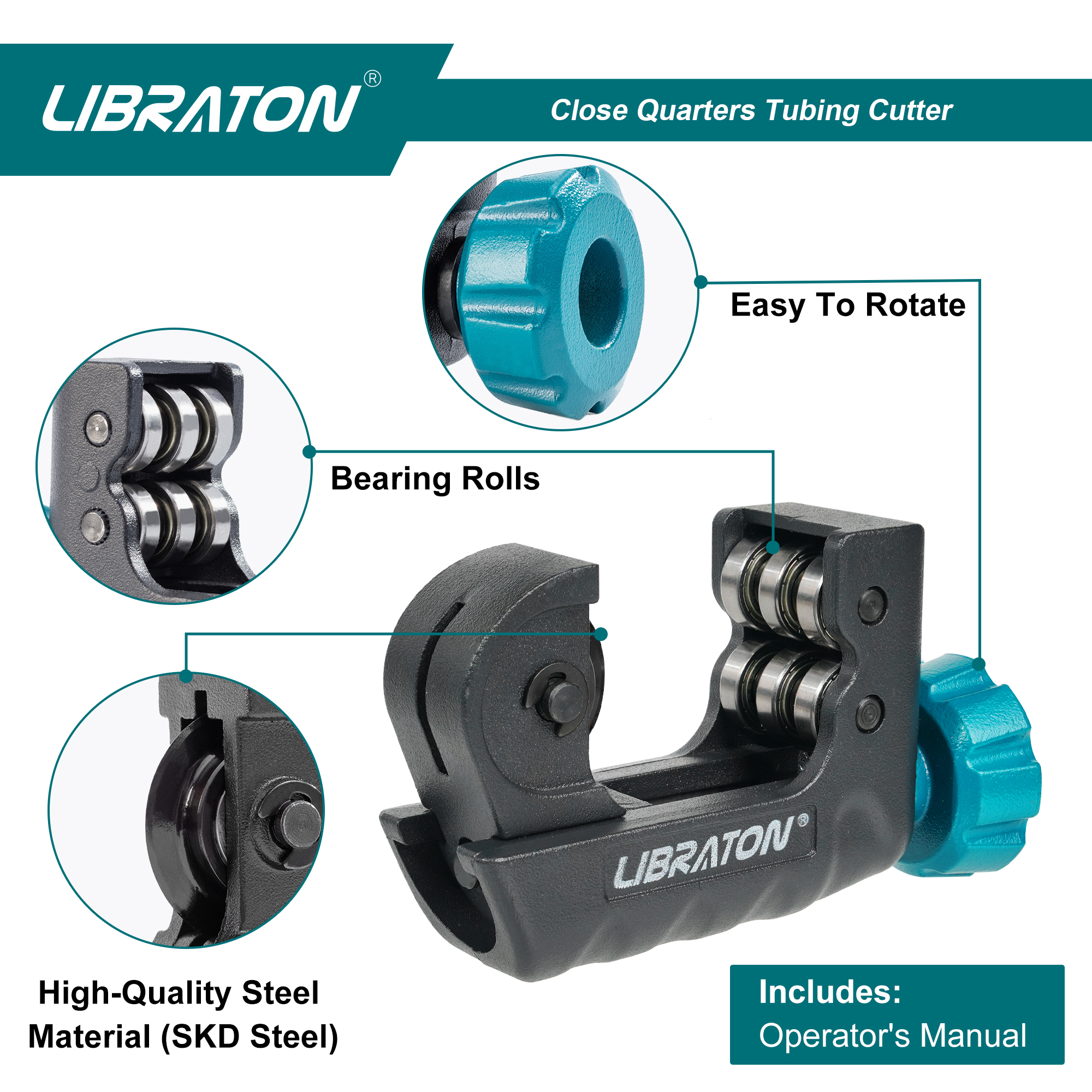 Libraton Tubing Cutter 4mm to  - Pipe Cutter Ratchet 评论和价格