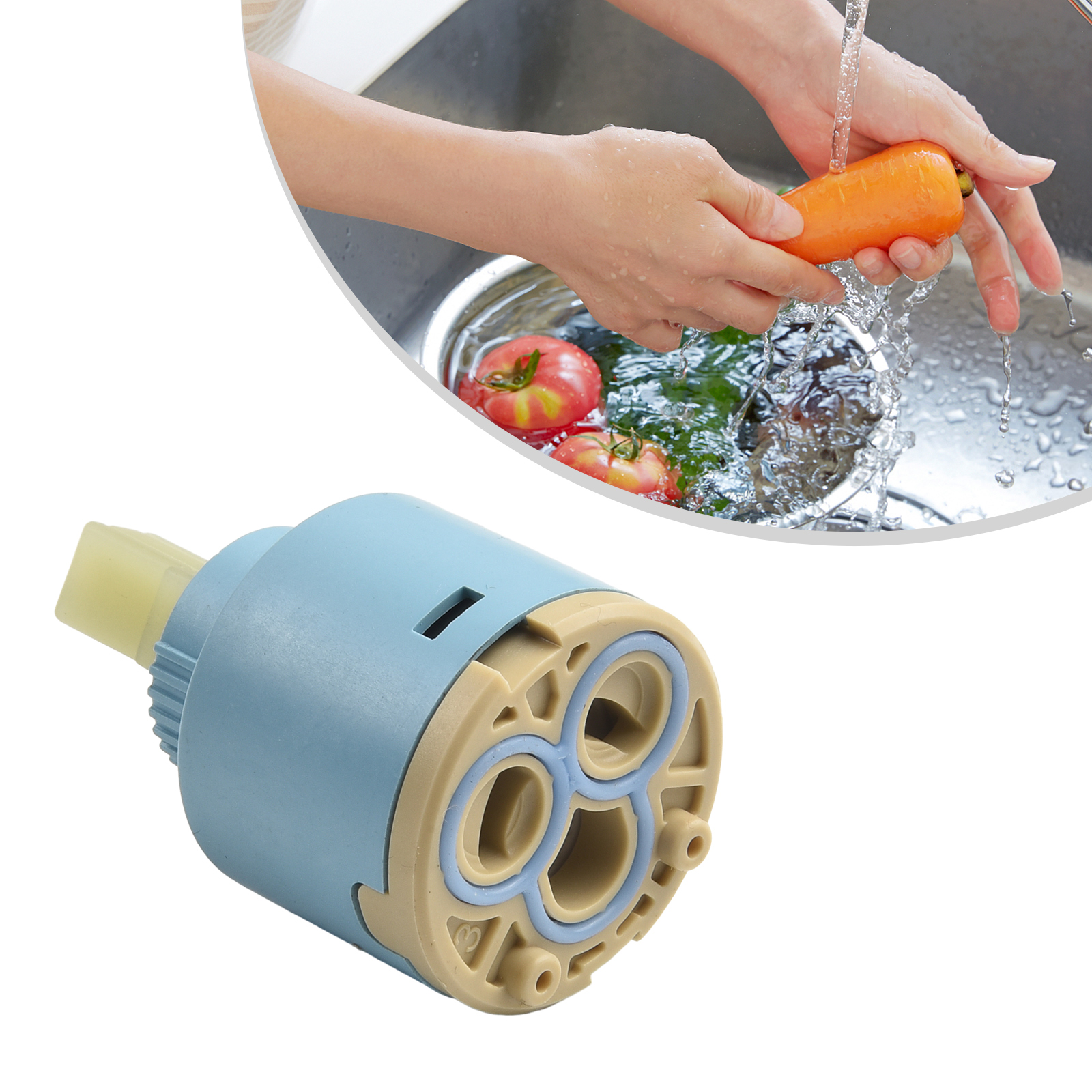 1pc Ceramic Cartridge 35mm/40m - Basin Mixer Cartridge 评论和价格
