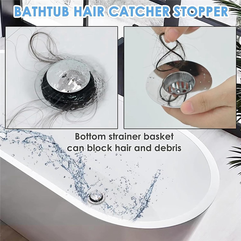 ABSE-Bathtub Drain Stopper, -U - Drain Pipe Clip 评论和价格
