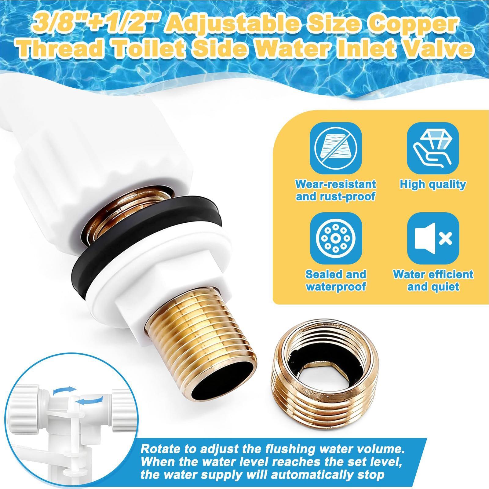 Toilet Fill Valve Brass Connec - Toilet Fill Valve 评论和价格