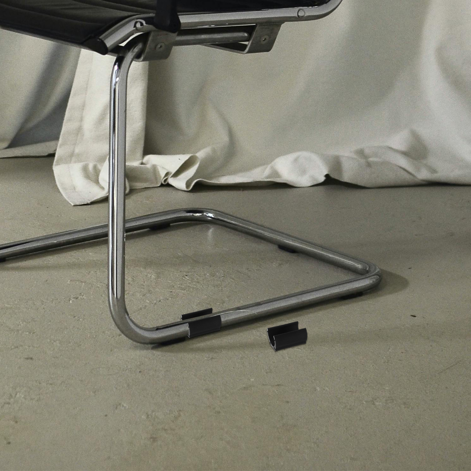 20Pcs Chair Pipe Clamp Black P - Plastic Pipe Clip 评论和价格
