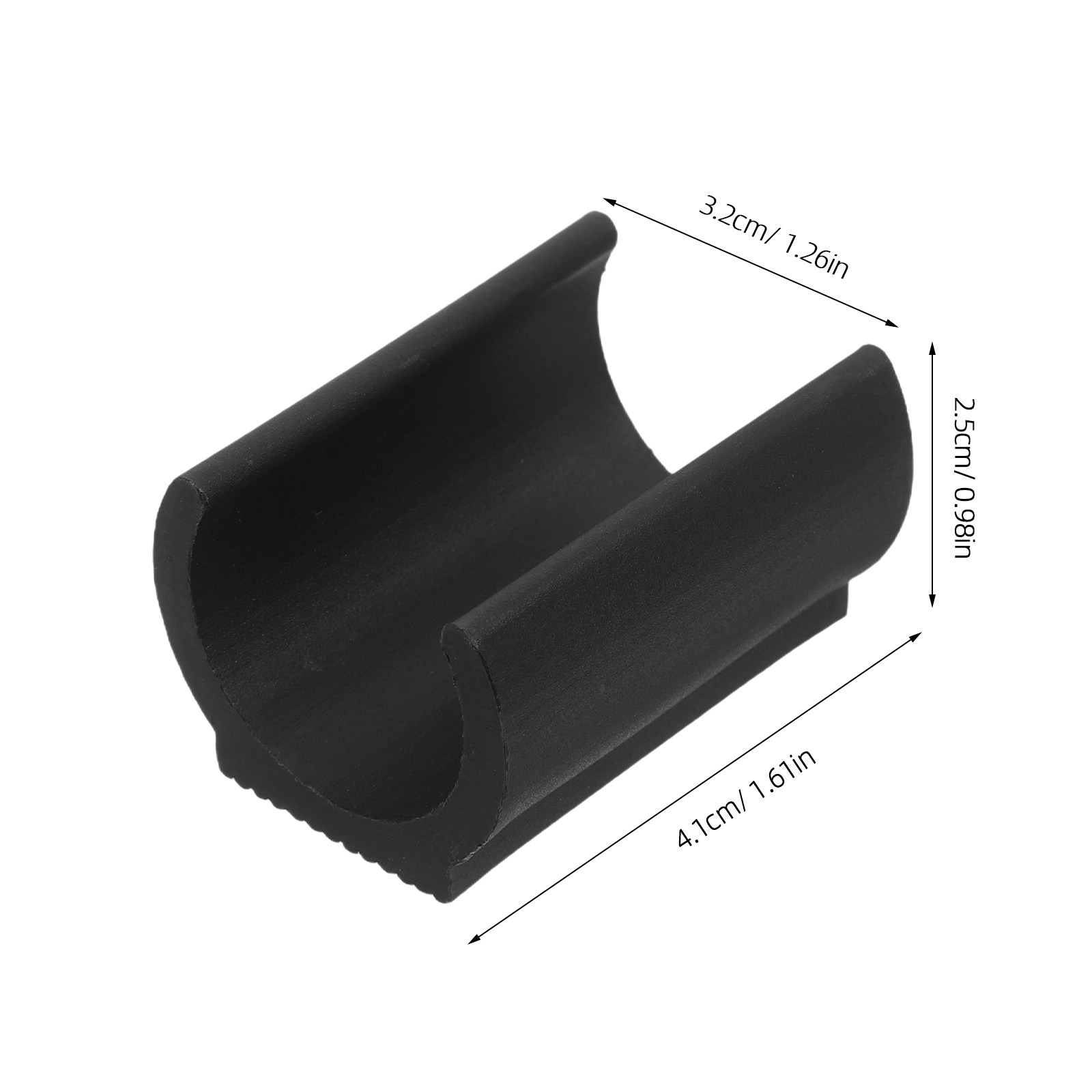 20Pcs Chair Pipe Clamp Black P - Plastic Pipe Clip 评论和价格