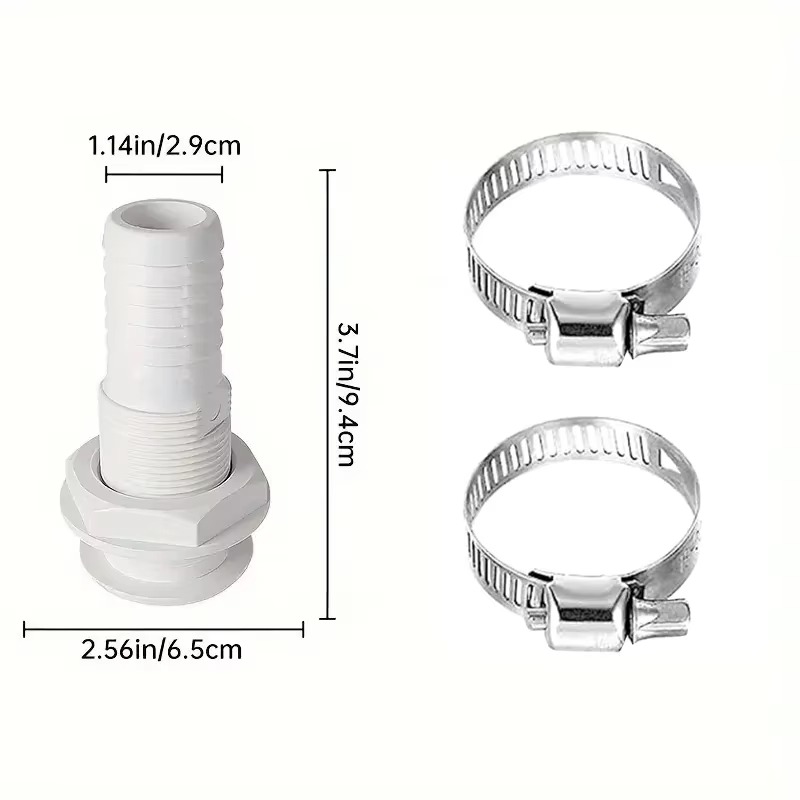 1Set Bilge Pump Hose, 1-1/8 In - Flexible Hose Braided 评论和价格