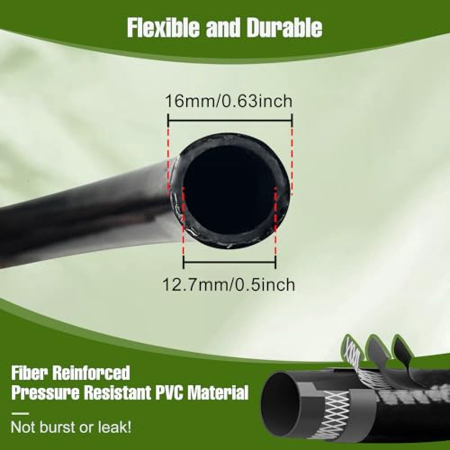 100FT 1/2 Inch Drip Irrigation - Push Fit Connector 评论和价格