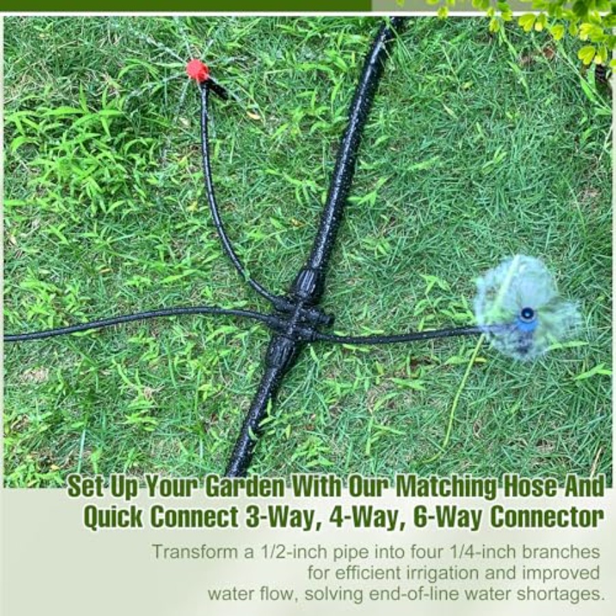 100FT 1/2 Inch Drip Irrigation - Push Fit Connector 评论和价格