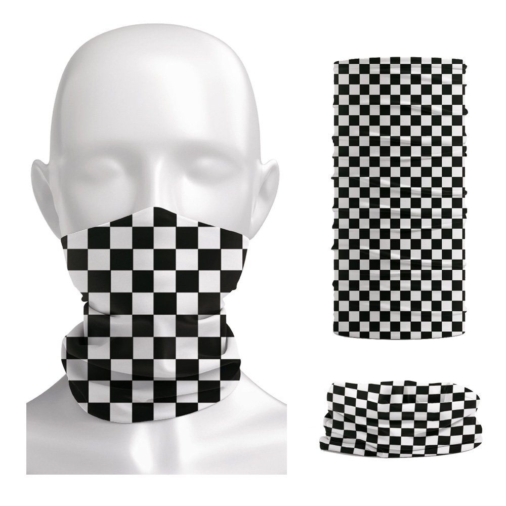 Checkered Ska Printed Headband - Pipe Bending Spring 评论和价格